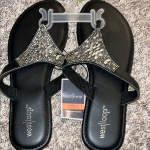 West Loop Women's Black Sandals